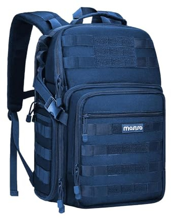MOSISO Camera Bag,Tactical Photography DSLR Camera Backpack, Royal Blue | Professional SLR Mirrorless Camera Bags with Tripod Holder&15-16 inch Laptop Compartment Compatible with Canon/Nikon/Sony