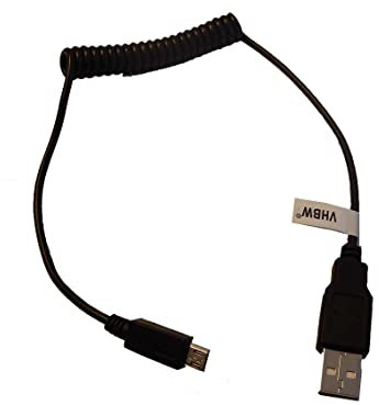 vhbw Micro-USB Kabel (USB A auf Micro USB) kompatibel mit Nikon D5600 - USB Datenkabel, 100 cm Schwarz