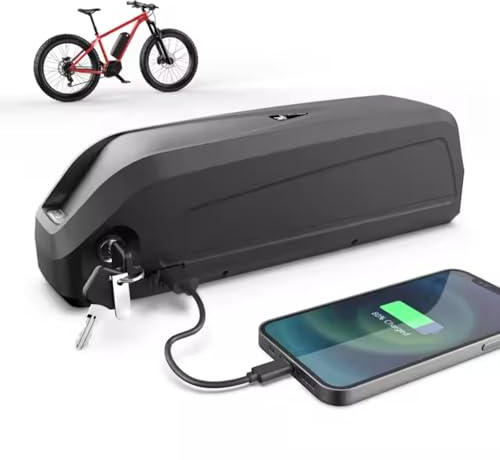 VBVAIQAD Hailong 48V Batterie de vélo électrique 15AH 18Ah Batterie Lithium ION,avec USB/Chargeur/BMS,pour 500W 750W 1000W Moteur (5 épingles),Décharge: Anderson / xt60. (48V 18Ah 0-1500W)