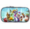 Cartoon Plants Fight Zombies Boys Girls Portable School Pen Bag Children Money Coin Cards Pencil Case Kid's Birthday Xmas Gift (A)