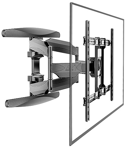 Large TV Wall Mount for Screens 55-85 cm Adjustable and Tiltable Mounting of Wall TV of Two Arms, VESA Max of 600 x 400 mm, with Load Capacity up to 68.2 kg