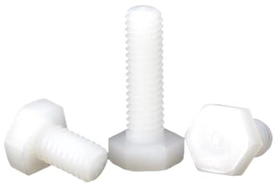 M3-M16 Weiße Nylon-Kunststoffisolierte Außensechskant-Zylinderschraube(55mm,1pc M14)