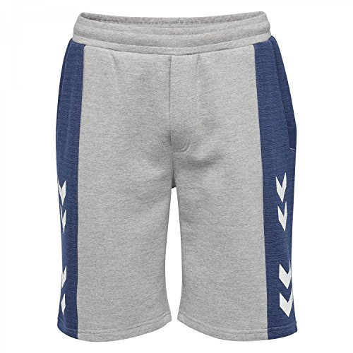 hummel Herren HMLZACK Shorts, Grey Melange, XL