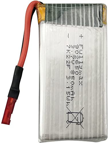YUNIQUE GREEN-CLEAN-POWER - Li-Po Akku 3.7V 850mAh für Syma X56, X56W, X54HW, X54HC | Faltbar, Wiederaufladbar | Hohe Leistung für RC Drohne, Silber | 50x26x9 mm - 50 gr