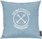 Shirtinstyle Sofakissen Heimathafen Norderney, Kissen, Meer, Heimatort, Stadt, Urlaub, Größe 40 x 40cm, Farbe Tuerkis