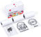 Phomemo M02/M02Pro/M02S/M03/M03AS/M04S/M04AS Mini Aufkleber Drucker Papier, Weißes/Halbtransparentes/Transparentes Taschen-thermisches Papier für Selbstklebendes Aufkleber Papier, 3 Rollen
