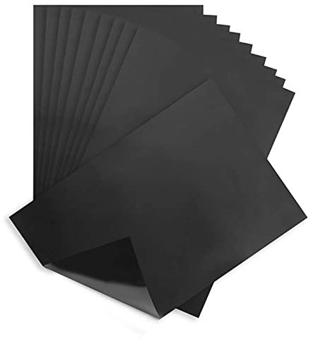 Holdfiturn 10Pcs Magnetic Sheets A4 Magnetic Photo Paper 0.5mm Flexible Spellbinder for Arts Crafts Fridge Magnets Storage Cutting Dies