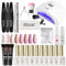 ROSALIND Kit Vernis Semi Permanent Complet UV LED Lampe 48W, 6 Couleurs 10ml Vernis Gel UV Semi Permanent avec Base et Top Coat Matt, Gel Nail Extension, Faux Ongles Kit Manucure Semi Permanent
