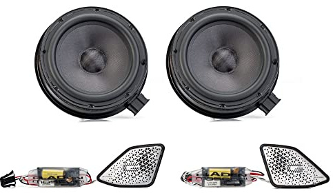 Gladen ONE-T6.1 Appearance Lautsprecher Boxen kompatibel mit VW T6.1 Vordertüren Plug n Play Sound System