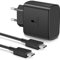 45W Samsung Schnellladegerät , OHEDMEH USB C Ladegerät für Samsung Galaxy S23 Ultra/S23+/S23/S22 Ultra/S22+/S22/S21/S20/Note 20/Note 10, Galaxy Tab S9/S8, USB C Netzteil mit 2M 5A Ladekabel USB C