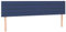 vidaXL 2X Kopfteil Polsterkopfteil Betthaupt Bettkopfteil für Bett Bettgestell Bettrahmen Schlafzimmer Bettzubehör Blau 90x5x78/88cm Stoff