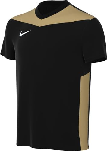 Nike FD7438-011 Dri-FIT Park Derby IV T-Shirt Unisex Black/Jersey Gold/White Size M