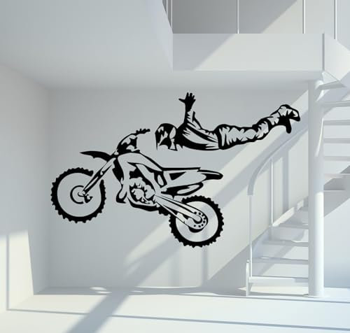 mein-motiv.com Wandtattoo Freestyle Motocross Größe M - ca. 60cm x 36cm