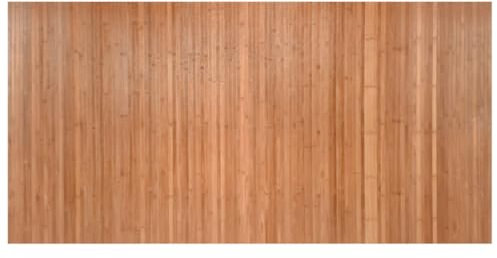 vidaXL Teppich, Bambusteppich Rechteckig, Bambusmatte rutschfest für Wohnzimmer, Läufer Küchenteppich Flurteppich, Modern, Natur 100x200cm Bambus