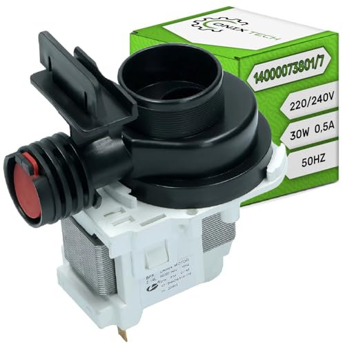 Bomba para Lavavajillas 30W 220/240V 50Hz 0,5A con Código Original 14000073801/7 140000738017 para AEG para Electrolux para Juno para Zanker para Zanussi - Garantía de 5 Años – ONIX TECH