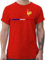 T-Shirt Herren - Fußball EM WM - Frankreich Trikot Wappen | France mit Stolz | Französisches Fan-Motiv - L - Rot - Fussball Euro Tshirt Europameisterschaft französisch Funshirt 2024