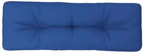 vidaXL Palettenkissen, Palettenpolster für Europaletten, Palettensofa Kissen Indoor Outdoor, Palettenauflage Rückenkissen, Königsblau Stoff