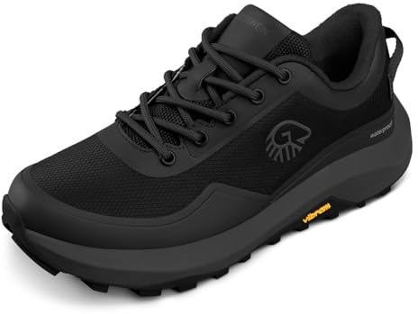 Giesswein Wool Trail X Men - Wasserdichter Trailschuh mit Megagrip-Sohle | Dämpfende EVA-Mittelsohle, Wechselfußbett & atmungsaktive Merinowolle – sicherer Halt für Herren auf Trail & nassen Wegen