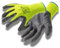 Högert Technik VECHTE Guantes con revestimiento de nitrilo, guantes corrugados verde/gris C, talla 10, resistentes a la abrasión, ideales para trabajos de montaje y mantenimiento precisos