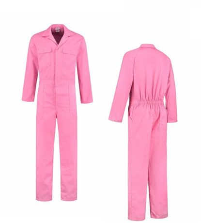 Overall Kombi pink rosa Größen 44-66 Arbeitsoverall, Arbeitsanzug, Werkstatt, Karneval, Fasching (54)