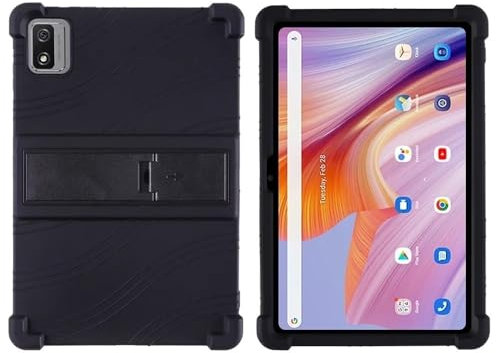 MQVQAUBST Housse de Protection Antichoc for Tablette Chuwi Hi10 XPro 2023 10,1 Pouces Android 13, Support en Silicone Souple(Black)