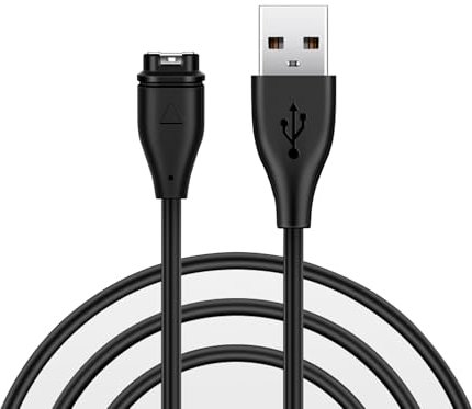 Charger Cable for Garmin Fenix 7 7S 7X 6 6S 6X Pro,5 5S 5X Plus,1M charging cable for Garmin,Compatible with Venu/Venu 2/Venu 2S/Venu SQ 2/VenuSQ/Vivoactive 3(Black)