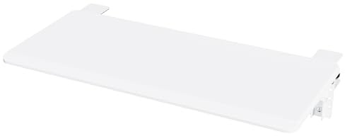 ETHU Foldable Desk Extender Tray 65x29cm, White | Ergonomic Keyboard Tray with Clamp-On Mount, Adjustable Armrest Support Shelf for Home and Office Workspace