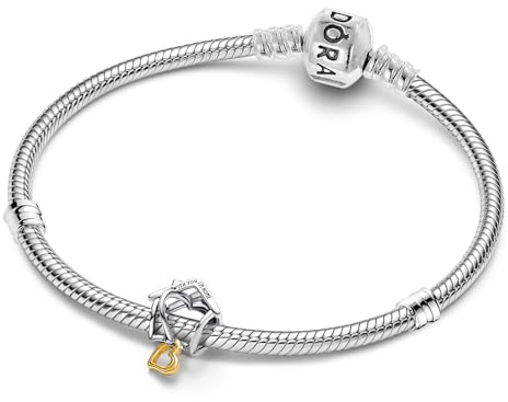 PANDORA Geschenkset für Damen Silber Heimat & Herz 21110 | elegantes Schmuck-Set mit Armband und Haus-Charm für Frauen, romantische Geschenkidee
