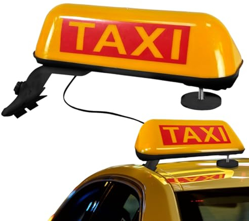 Panneau de signalisation pour véhicule – Affichage magnétique LED, lampe de voiture 12 V, tableau d'indicateurs lumineux, dispositif d'alerte Rideshere, signalisation d'urgence | Panneau