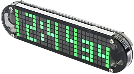Große LED-Uhr LED Timer-Gym-Trainingsintervall-Gerät Wecker-Kit Hohe Präzision und langlebig DIY. Digital DOT-Matrix-Countdown mit Temperatur-, Datum, Woche Zeitanzeige