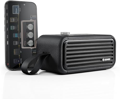 Donner Go 25W Mini Electric Guitar Amp with Smart App Control, Portable |