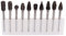 Fresas Carburo de Tungsteno,10Pcs Herramienta de Brocas de Talla de Madera Juego de Brocas Rotativa de Acero de Tungsteno Sólido para Sinmetálicos Trinchar, Grabado, Perforación de Carpintería