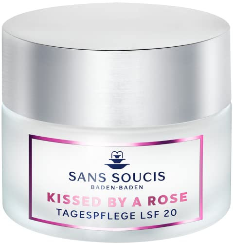 Sans Soucis Anti Aging Tagescreme LSF 20 – Tagespflege mit UV-Schutz Hautpflege für Gesicht mit Rosen Duft Kissed by a Rose