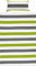 REDBEST Renforcé Bettwäsche-Set grün-grau-weiß Größe 40x80 cm / 135x200 cm - mit Reißverschluss - atmungsaktiv, strapazierstark - weitere Farben