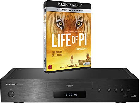 Panasonic Bundle DP-UB9000 MULTIREGION for DVD Blu-ray Player Bundle with Life of PI Ultra HD 4K Blu-ray Disc