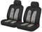 YangD Autositzbezüge Vordersitze, Universal Sitzbezüge Auto for Fahrersitz und Beifahrer Aus Schonbezüge 4Pcs (Color : Leopard)