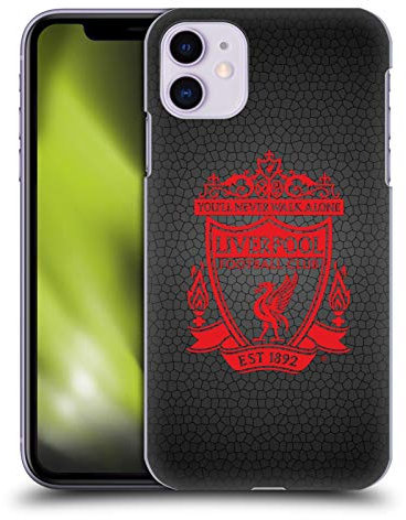Head Case Designs Officially Licensed Liverpool Football Club Black Pixel 2 Crest 2 Hard Back Case Compatible With Apple iPhone 11