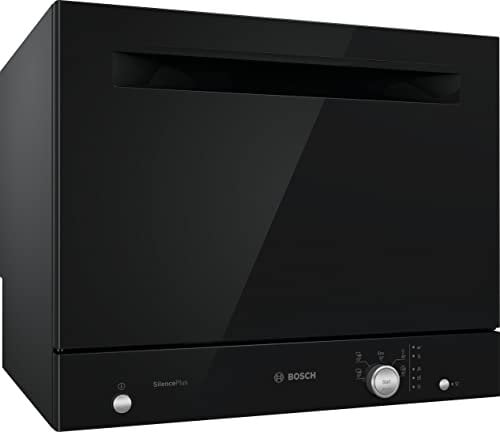 BOSH SKS51E36EU Lavastoviglie a libera installazione compatta - 6 coperti - 49 dB - A + - 55 cm - Nero - Motore EcoSilence Drive