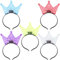 SOLUSTRE Stirnband Anzünden 5 Leuchtendes Stirnband Halloween-Krone LED-Leuchtkrone Stirnband für Halloween Geburtstag Requisiten (Zufällige) Geburtstag Stirnband