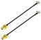 Vecys Câble SMA Femelle à TS9 Angle Droit Mâle pour Extension de Routeur Antenne 4G Câble 15 CM/6 Pouces RG174 pour Antenne Externe 2G 3G 4G LTE