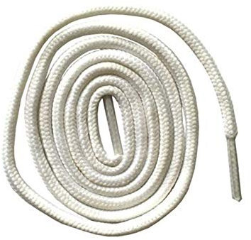 Sjzwt 300cm cordon extra long Lacets ronde Cordes Shoestrings 118Inch, blanc, Taille unique