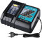 BATTOOL DC18RC 14.4V-18V Schnell-Ladegerät für Makita DC18RA DC18RD Ersatz für Makita Lithium-Akku BL1860B BL1850 BL1430 BL1415 BL1840B BL1830 Werkzeugakku für Makita Ladegerät 18V（EU-Stecker）
