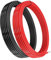 Makerfire alambre de silicona calibre 14, cable eléctrico 14AWG 5M [2.5m negro y 2.5m rojo], 400 hilos flexibles 0.08 mm de alambre de cobre estañado de alta temperatura para juguetes RC, etc.