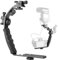 HWAMART L Shape Camera Flash Bracket with Hot Shoe Mount 1/4 inch Tripod Screw Versatile Handheld Holder for Flashlight Camera DV Camcorder Video Shooting Filming Photography