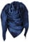 XXL Musselin Tuch Schal 100% feine Baumwolle 130x130cm Damenhalstuch Halstuch Musselintuch Musselin Damen Herren Männer Frauen, Farbe:dunkelblau tie-dye