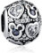 Damen Charm Schmuck Minnie Kristall Herz Charms Perlen 925 Sterling Silber Anhänger Passend Für Armbänder/Halsketten Für Tochter Mutter Schwester Frau DIY Geschenke