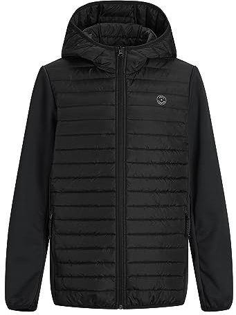 JACK & JONES Jjemulti Quilted Jacket Noos Jnr Garçon Jacket, Noir, 128