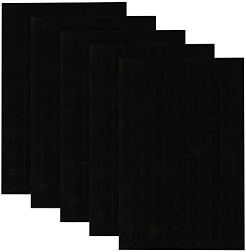 Beavorty Schwarze Schaumstoff-Schmuckeinsätze 3 Stück Schwarzer Samt Ring Ohrring Display Tray Schwamm Pad Schmuckeinsätze Halter Für Schmuck Display Retail Vitrine Box