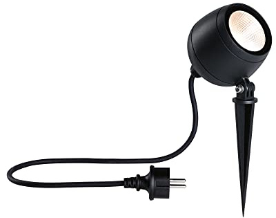 Paulmann 94777 LED Gartenstrahler Kikolo IP65 8W 520lm 261mm Anthrazit Aluminium/Kunststoff 3000K 230V Außenleuchte