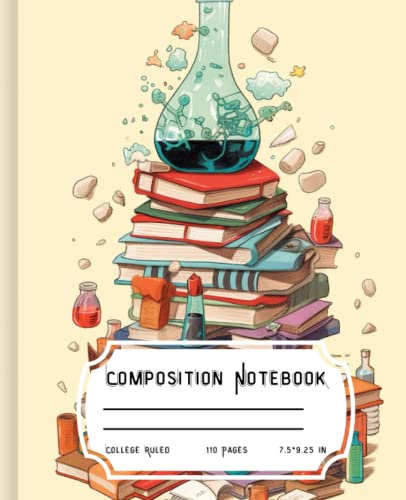 Big fat notebook chemistry composition notebook: College ruled, 7.5 x 9.25 inch, 110 pages